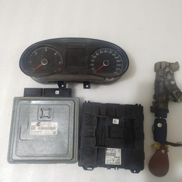 ECU ENGINE CONTROLLER VW VOLKSWAGEN VANTO POLO 2.0 TDI, CONTINENTAL 5WP42904 AA, 5WP42904AA, 03L 906 023 MA, 03L906023MA, 03L907425B