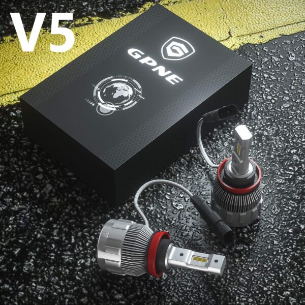 GPNE LED Headlight kit Conversion kit All In One 6500K Cool White With ETI Chip (H11 (H8, H9)) - Image 6