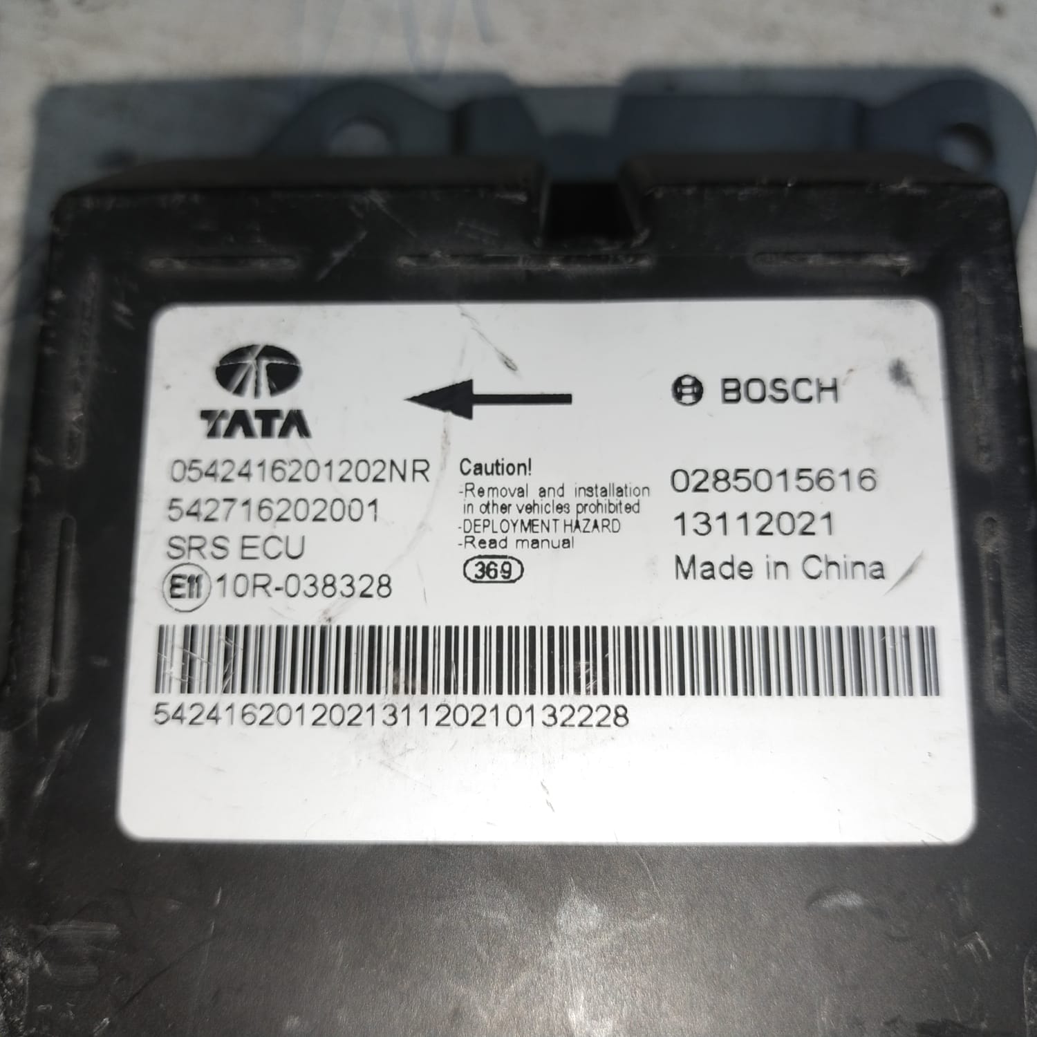 Tata – Tiago – 0542416201202NR 542716202001 – Bosch – 0 285 015 616